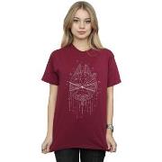 T-shirt Disney Millennium Falcon Christmas Tree Delivery