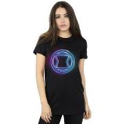 T-shirt Marvel Black Widow Neon Logo