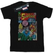 T-shirt Marvel Iron Man Distressed Suspense Cover