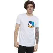 T-shirt Dessins Animés Road Runner Face Faux Pocket