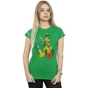 T-shirt Disney Pluto Christmas Reindeer