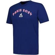 T-shirt Le Coq Sportif Graphic p24 tee ss n4 m blue depths