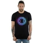 T-shirt Marvel Black Widow Neon Logo