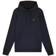 Sweat-shirt Lyle &amp; Scott SWEAT A CAPUCHE OZONE WASH BLEU MARINE