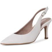 Chaussures escarpins Tamaris Escarpin Bride Arrière Talon Blanc