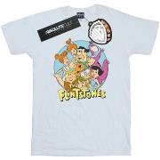 T-shirt The Flintstones Group Circle