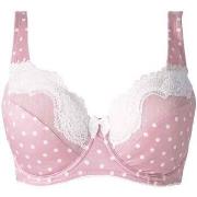 Emboitants Brigitte Bardot Soutien-gorge grand maintien rose Icone