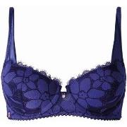 Rembourrés Brigitte Bardot Soutien-gorge ampliforme coque moulée bleu ...