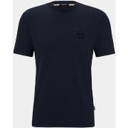 T-shirt BOSS T-shirt homme col rond bleu avec logo