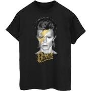 T-shirt David Bowie Aladdin Sane Gold Bolt
