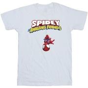 T-shirt Marvel Hanging Upside Down