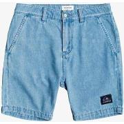 Short enfant Quiksilver Junior - Bermuda en jean - bleu clair