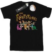 T-shirt The Flintstones Group Distressed