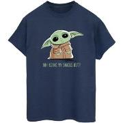 T-shirt Disney The Mandalorian Grogu Snacks Meme