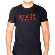 T-shirt Stade Toulousain T-SHIRT NOIR MEGEVE - STADE TO