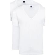 T-shirt Suitable Vitaru T-Shirt Col V Profond Blanc 2-Pack