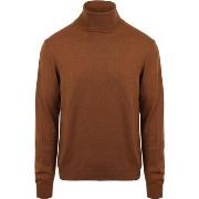 Sweat-shirt Suitable Pull Col Roulé Ecotec Marron