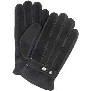 Gants Suitable Gants Suede Noir