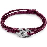 Bracelets Anchor &amp; Crew Bracelet Windsor Argent Et Corde