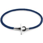 Bracelets Anchor &amp; Crew Bracelet Cambridge Argent Et Corde