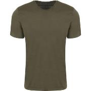 T-shirt Knowledge Cotton Apparel T-shirt Vert Olive