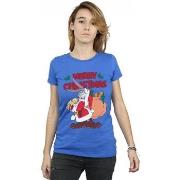 T-shirt Dessins Animés Santa Bugs Bunny