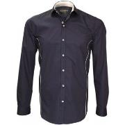 Chemise Emporio Balzani chemise mode col italien ugo bleu