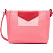 Sac Bandouliere LANCASTER Sac trotteur Zippée Maya 517-24 Rose Foncé R...