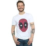 T-shirt Marvel Deadpool Head Of Roses