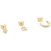 Boucles oreilles Agatha Ruiz de la Prada Set de trois piercings argent...