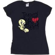 T-shirt Dessins Animés Tweety Love Heart