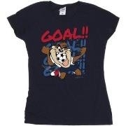 T-shirt Dessins Animés Taz Goal Goal Goal