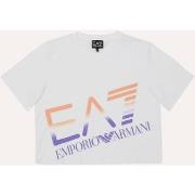 T-shirt enfant Emporio Armani EA7 T-shirt court pour fille en coton bi...