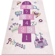 Tapis Rugsx Tapis lavable BAMBINO 2285 marelle, nombres pour 160x220 c...