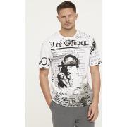 T-shirt Lee Cooper T-shirt AZIRO Blanc