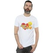 T-shirt Dessins Animés Tweety Pie Valentine's Day Love Bird