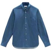 Chemise Woolrich Chemise Classic Chambray Homme Bleached Indigo