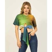 T-shirt Silvian Heach T-shirt court en coton