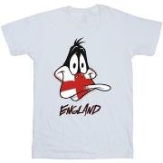 T-shirt Dessins Animés Daffy England Face