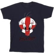 T-shirt Dessins Animés Tweety England Face