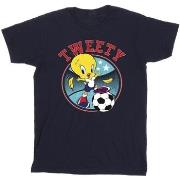 T-shirt Dessins Animés Tweety Football Circle