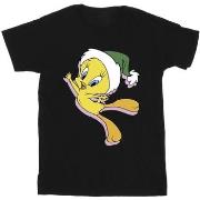 T-shirt Dessins Animés Tweety Christmas Hat