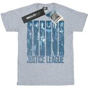 T-shirt enfant Dc Comics Justice League Movie Double Indigo