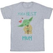 T-shirt Disney Yoda Best Mum