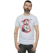 T-shirt Disney The Last Jedi Roll With It