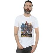 T-shirt Disney The Mandalorian Character Collage