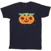 T-shirt Disney The Mandalorian Grogu Pumpkin
