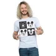 T-shirt Disney Mickey Mouse Smiling Squares