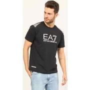 T-shirt Emporio Armani EA7 T-shirt col rond homme en tissu recyclé