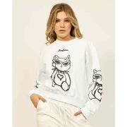 Sweat-shirt Disclaimer sweat-shirt femme en coton avec strass